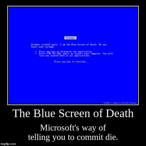Blue Screen Of Death Meme