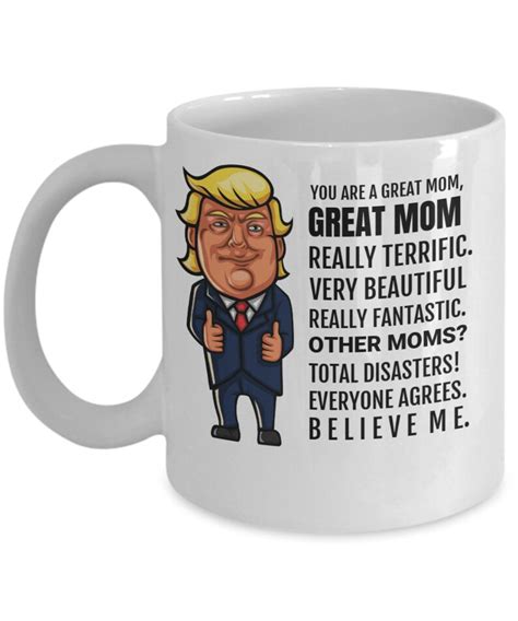 Funny Trump Mug Mothers Day Gift For Her Wife Trump Gag Gift Gifts For Mom Funny Trump Mug Mugs