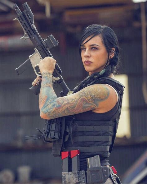 Alex Zedra Fitness Model And Professional Shooter 💜💖💟💗💛💚💙 Military Girl