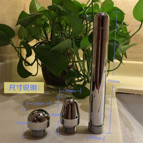 Wholesale Sex Toys Product After Sex Anal Cleaning Enema Bidet Stainless Steel Shower Head Hose