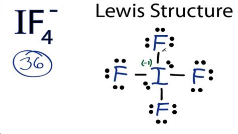 The lewis structure of any given molecule helps to know the arrangement of atoms in the molecule, bond formations and the lone pairs. IF4- Lewis Structure: How to Draw the Lewis Structure for ...
