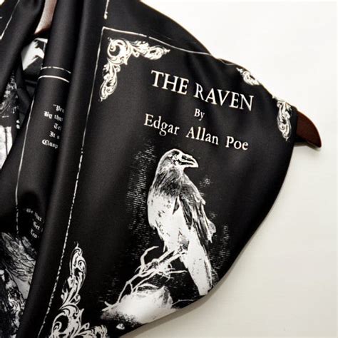 Edgar Allan Poe The Raven Infinity Scarf Edgar Allan Poe Poe Edgar