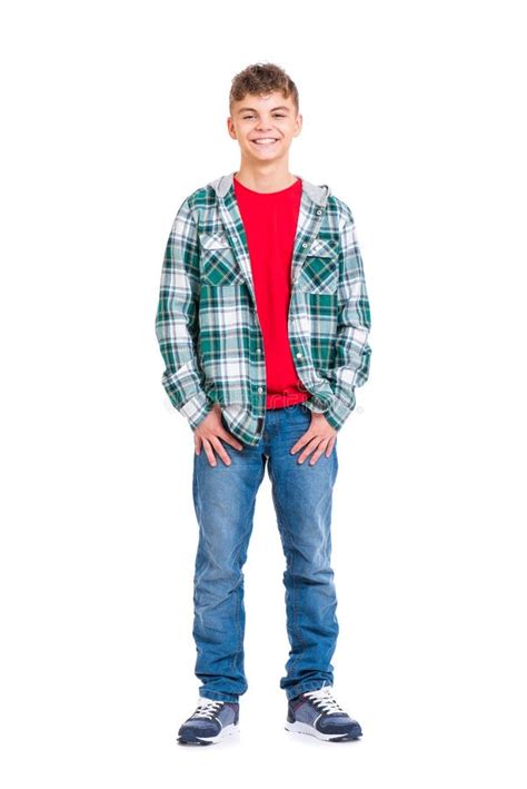 Full Length Portrait Of Boy Stock Image Image Of Hands Arms 156158205