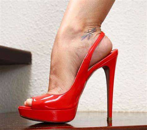 Platform Red High Heel Slingbacks Heels Red High Heels Fashion High Heels