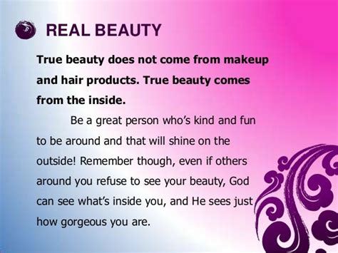 What Is True Beauty