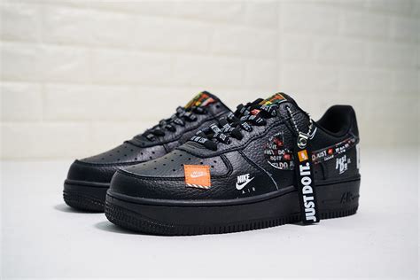 Nike Air Force 1 Low Just Do It Now Available In Black Orange