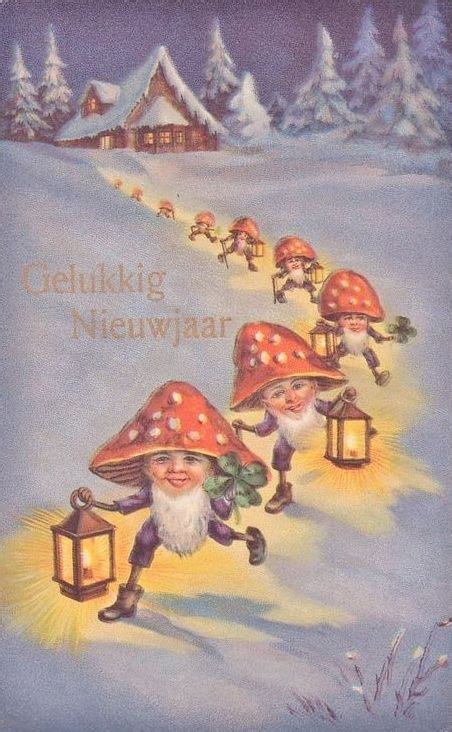 Christmas cards can be transformed into great ornaments because they represent different events and memories. Pin by Montana Wildhack on Mushrooms and other Enchanted Folk | Creepy christmas, Vintage ...