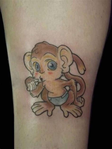 Baby Monkey Tattoo