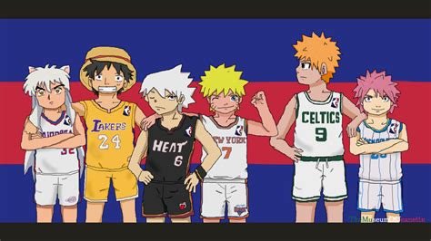 Basketball Jerseys Anime Crossover By Themuseumofjeanette On Deviantart
