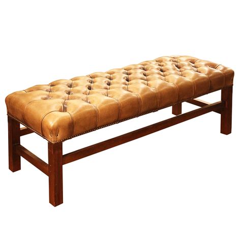 Tufted Leather Bench Visit Club Furniture Today To Shop Our