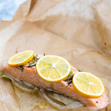 Salmon In Parchment Recipe Salmon En Papillotte