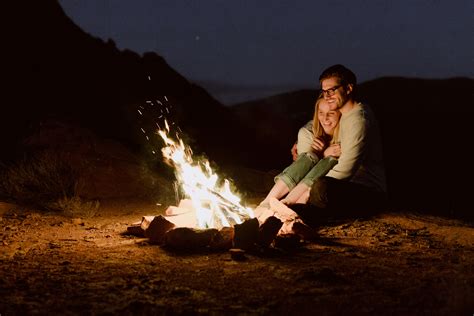 Campfire Couple Session Katch Silva