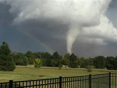 Kansas Tornado Tornadoes Damage Rainbow Unusual Eyewitness