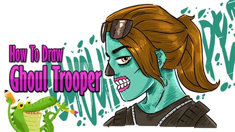 How To Draw Ghoul Trooper Step By Step Youtube