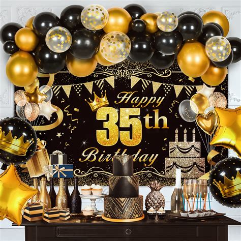 Fabulous Ideas 35th Birthday Decorations To Make Your Day Special
