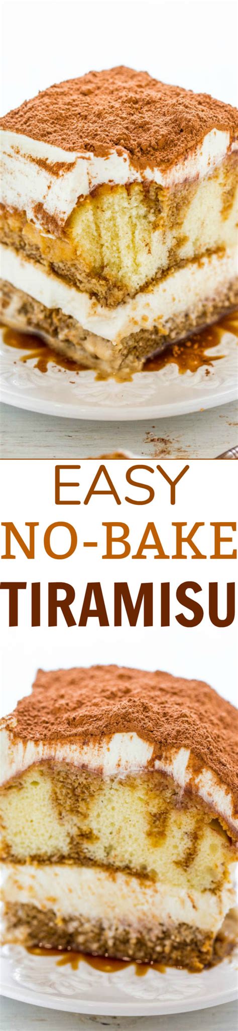 Easy Tiramisu Recipe No Bake Averie Cooks