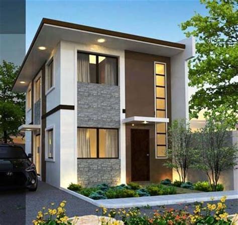 Detail eksterior dengan menggunakan batu alam di bagian depan rumah juga menghadirkan konsep desain modern. Inspirasi 5 Desain Rumah Batu Alam 3M (Minimalis, Modern ...