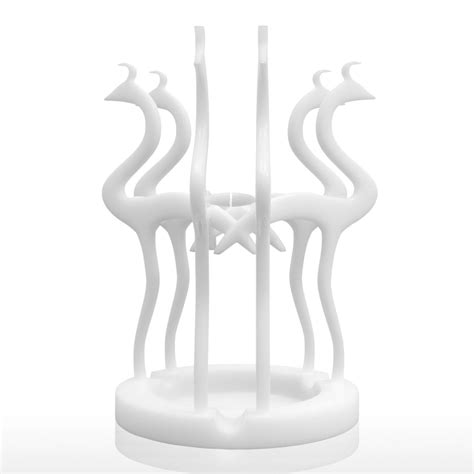 Tooarts Tomfeel 3d Printed Figurine Crane Figurine Originally Designed