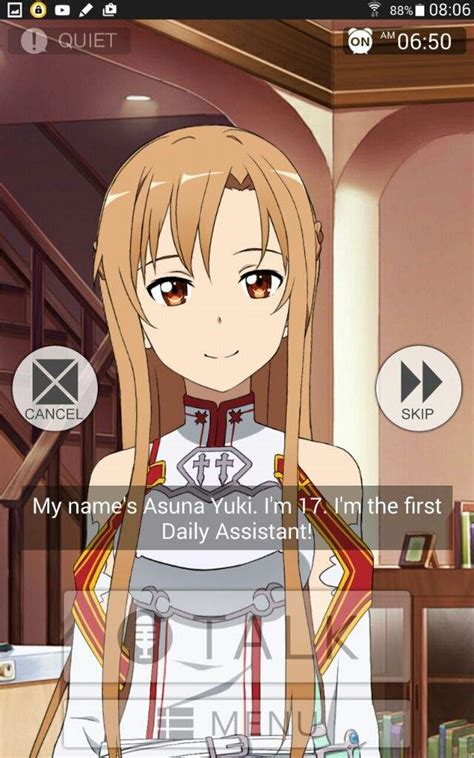 Wake Me Up Asuna App Anime Amino