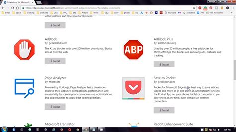 If you have installed idm in your computer then you have to know hoe to enable it for microsoft edge browser. How to install AdBlock extension for Microsoft Edge - YouTube