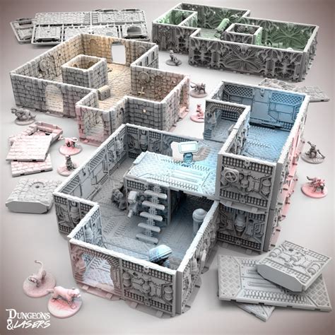 Delve Deep In Archons Upcoming Dungeons And Lasers Terrain Ontabletop