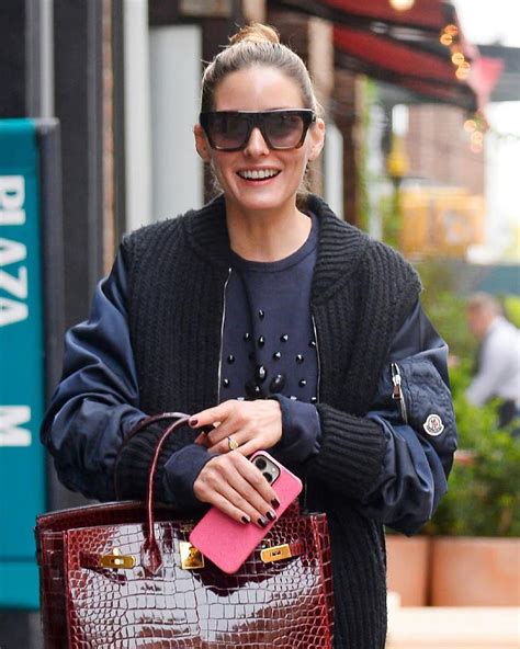 Olivia Palermo Style Hermes Birkin New York Top Handle Bag Louis