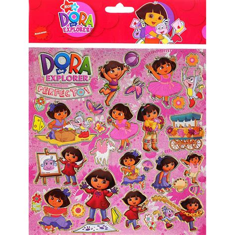 Dora The Explorer Authentic Licensed 12 Sheets Of Stickers
