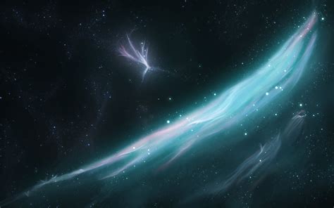 Wallpaper Digital Art Galaxy Space Art Nebula Atmosphere Outer