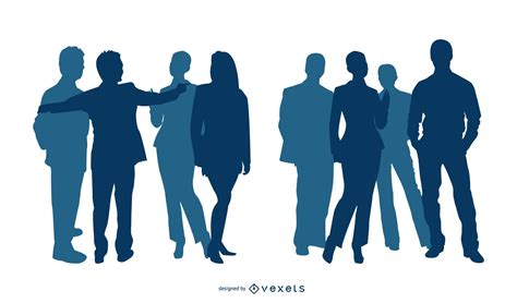 Business People Silhouette Vector Download