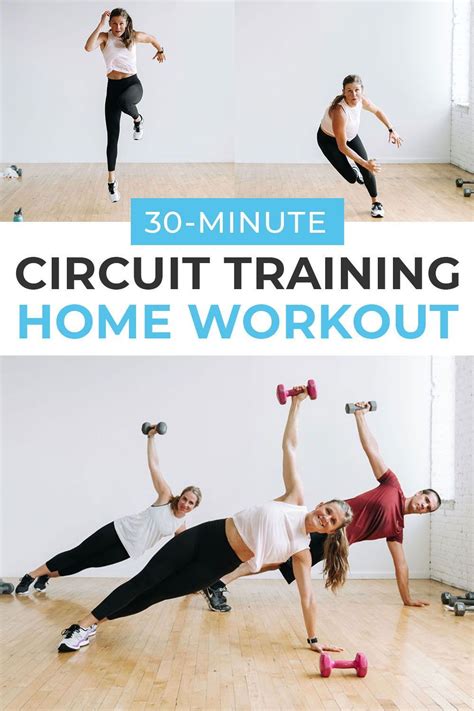 Full Body Circuit Workout Circuit Training Workouts Fat Burning