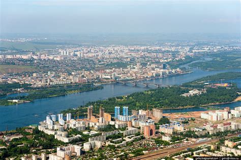 Lets Fly Over Krasnoyarsk One Of The Oldest Cities In Siberia