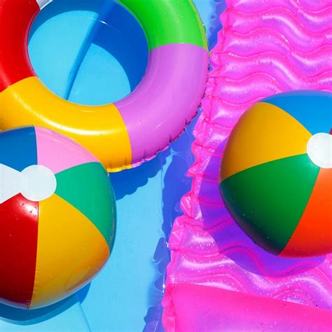 Beach Balls Summertime Fun Summer Fun Color