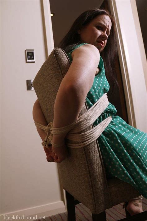 Pervert Catches Woman In Green Polka Dot Dress And Ties Her To Chair Sexvid Xxx