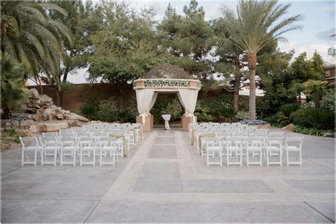Rainbow Gardens Las Vegas Nevada Outdoor Wedding Ceremony Location