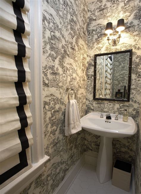Pjbjr Id A Small Powder Room Gets Bold With This Ralph Lauren