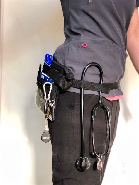 Nurse Vet Tech Tool Belt With A Tape Holder And A Zipper Clear Etsy