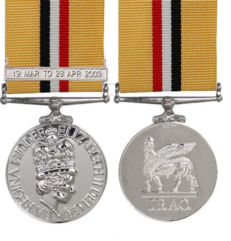 Iraq Medal Op Telic With 19th March Bar Empire Medals