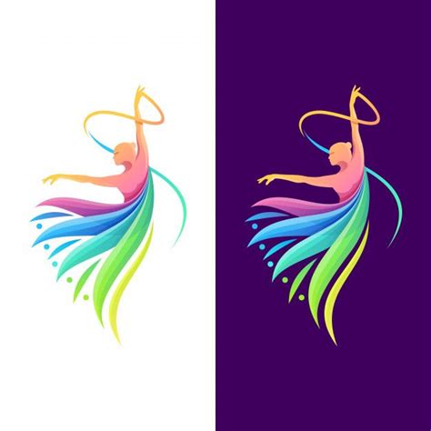 Premium Vector Dancing Color Logo Design Logo Design Dance Dance