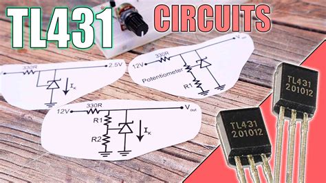 Tl431 Circuit Examples Fixed Or Variable Voltage Output