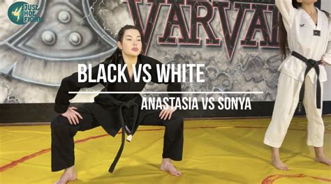 black vs white anastasia vs sonya justhotfight