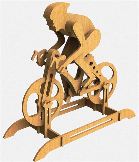 Racing Bike Racer Bicycle Laser Cut Dxf File Free Download Vectors File