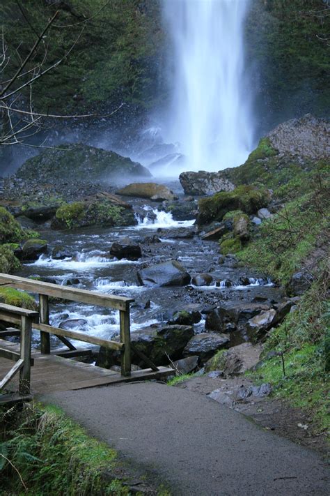 Waterfall Columbia Gorge Oregon Waterfall Outdoor Marketing Solution