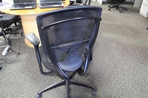 Teknion Contessa Mesh Back Fully Adjustable Multi Lever Black Task Chair