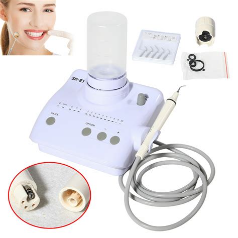 Portable Dental Ultrasonic Piezo Scaler W Handpiece Tips Bottles Fit Ems Dte Sk Ebay