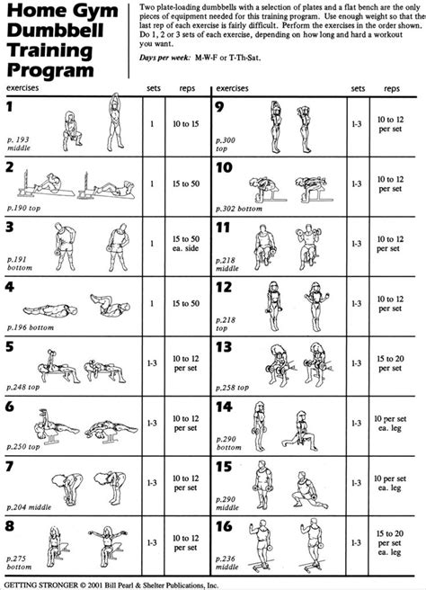Fitness Tips Dumbbell Workout Routine Dumbbell Workout Workout