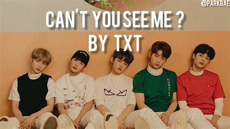 can t you see me txt easy lyrics romanization youtube