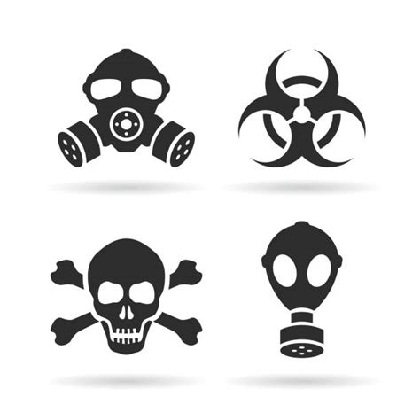 Toxic Waste Symbol Silhouette Stock Photos Pictures And Royalty Free