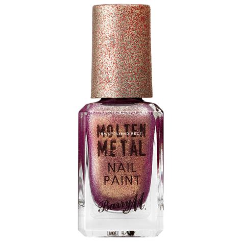 Barry M Molten Metal Nail Polish Collection Pink Luxe Mtnp15 10ml