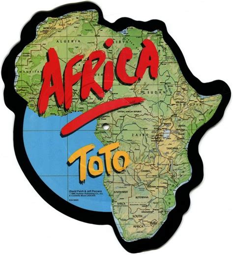 Toto Africa Rosanna Vinyl 7 Shape Picture Disc Limited