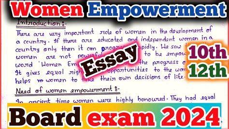 Women Empowerment Essay In Englishessay On Women Empowerment In